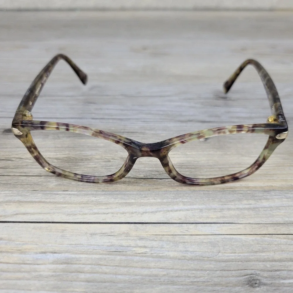 Coach Eyeglass Frames HC 6065 5287 Confetti Light Brown Cat Eye Women 51 17 135